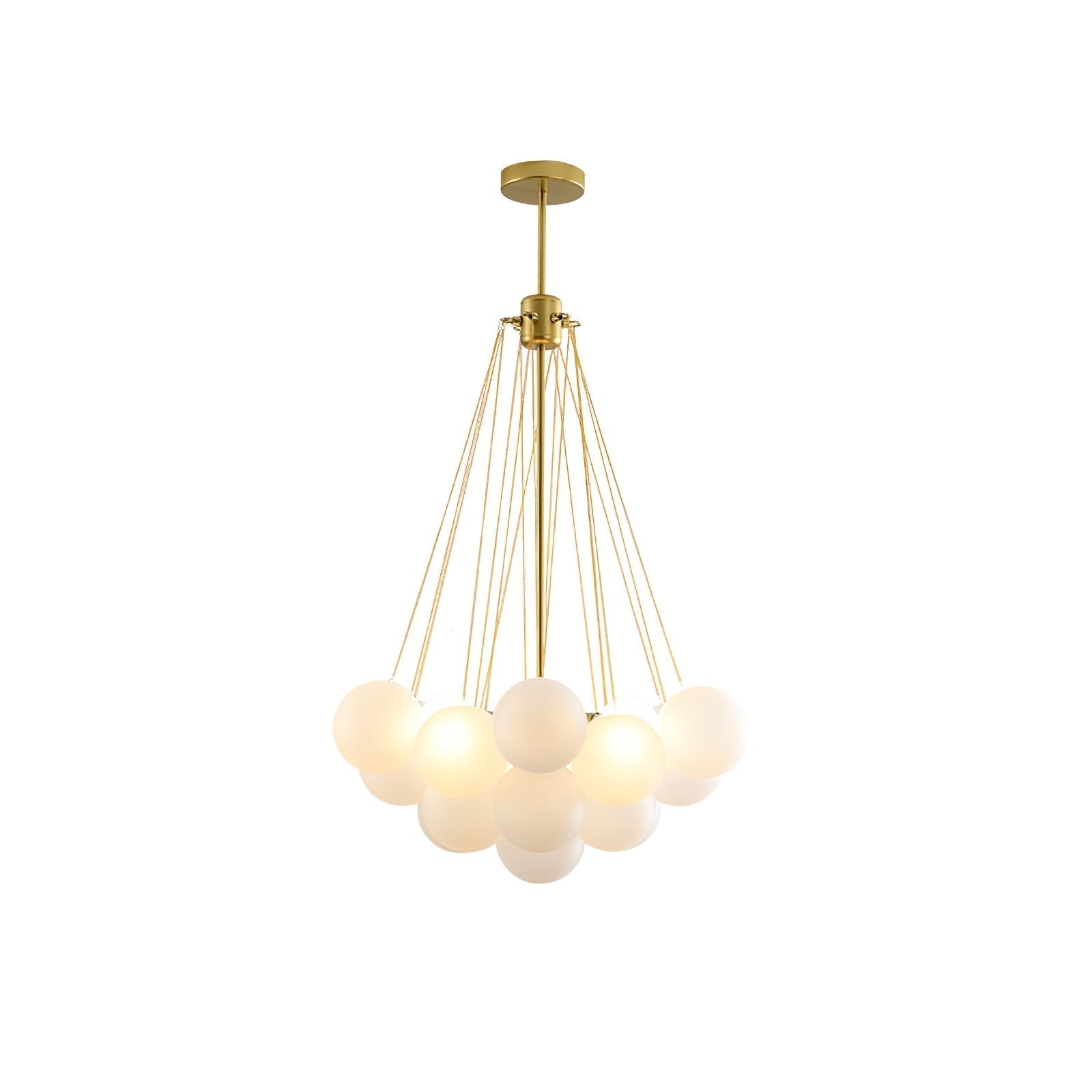 Bubble Chandelier 19heads Dia 15.8″ x H 33.5″ / Dia 40cm x H 85cm / Gold Chandelier