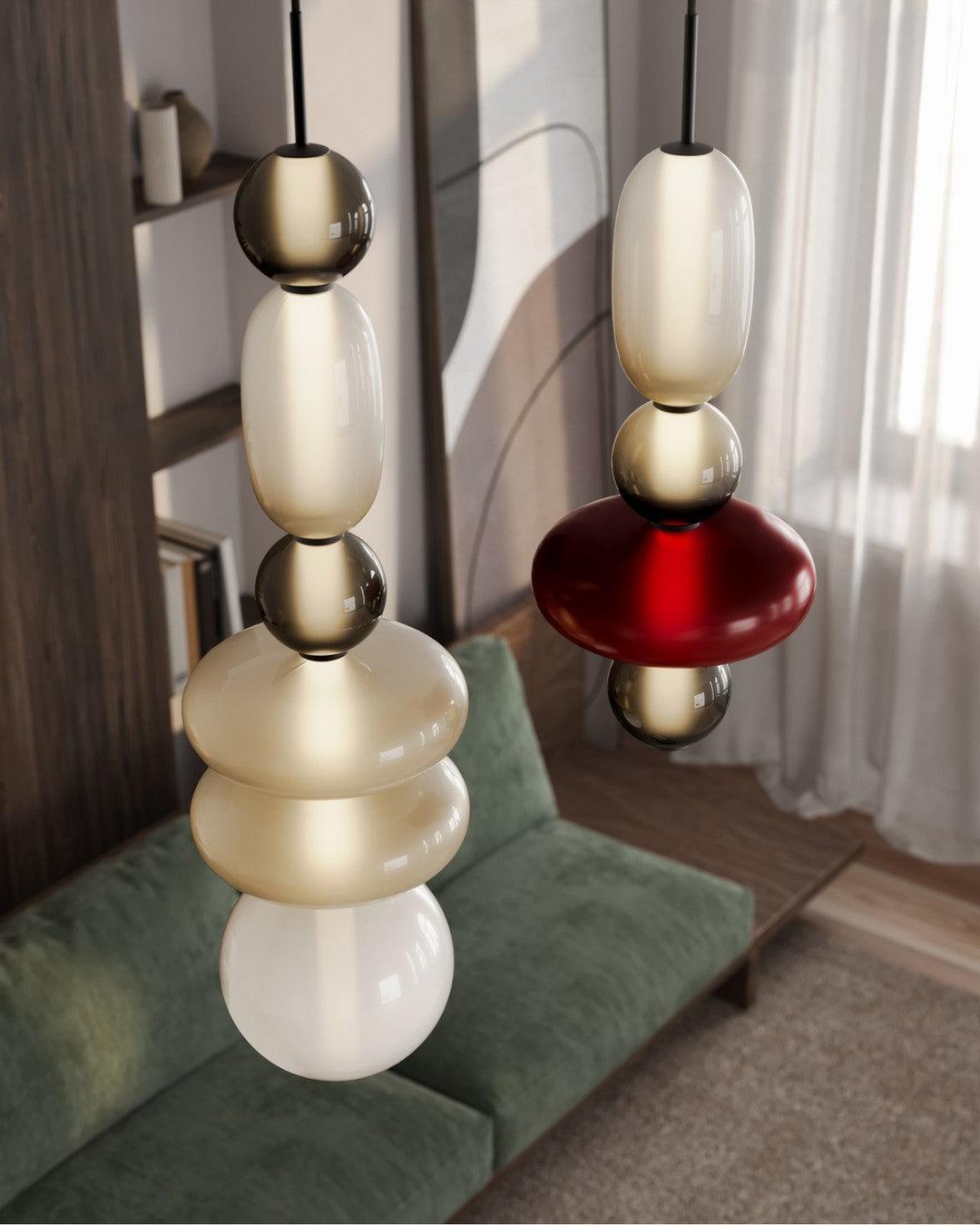 Candied Glass Combo Pendant Light Pendant light