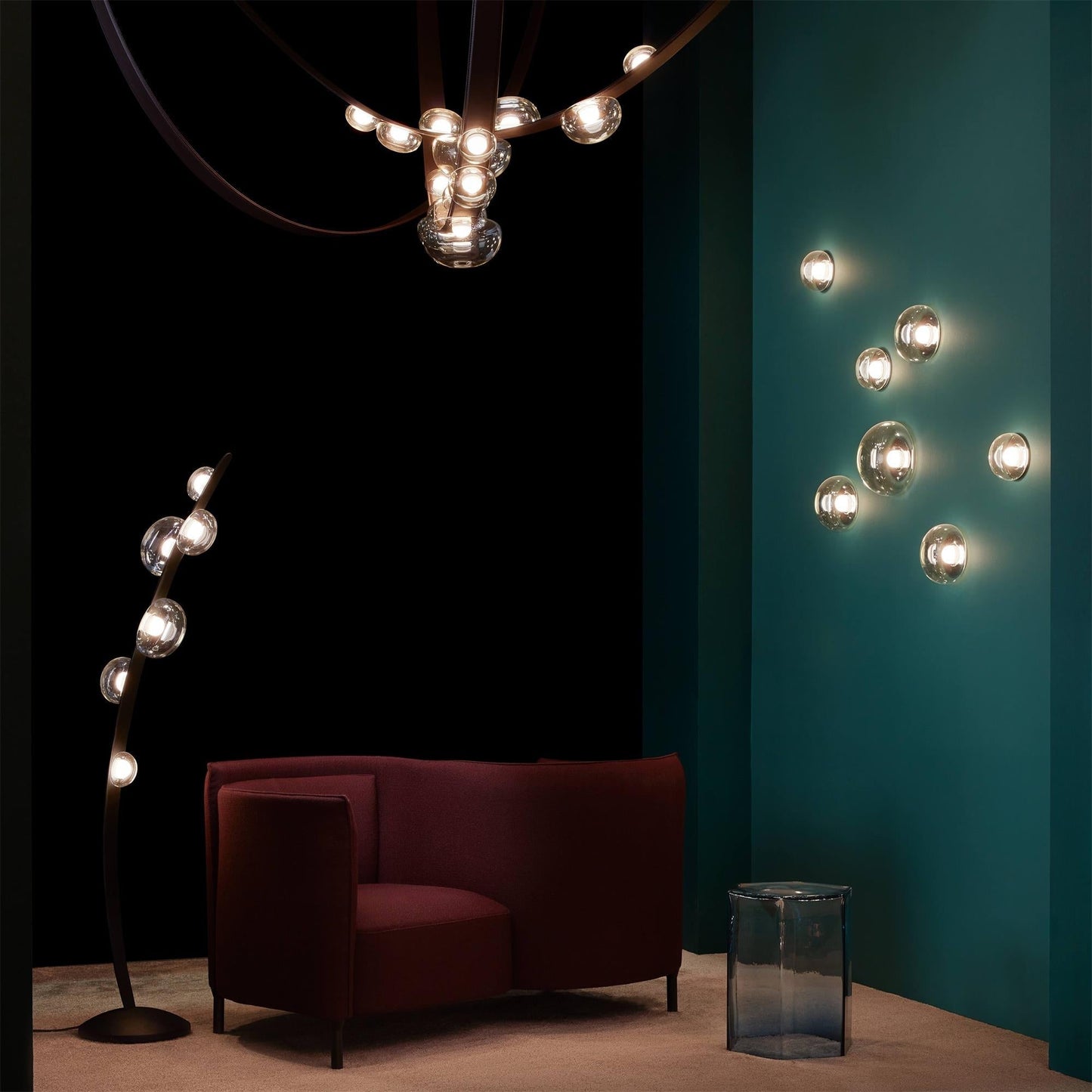 Bubbles Glass Floor Lamp Floor lamp