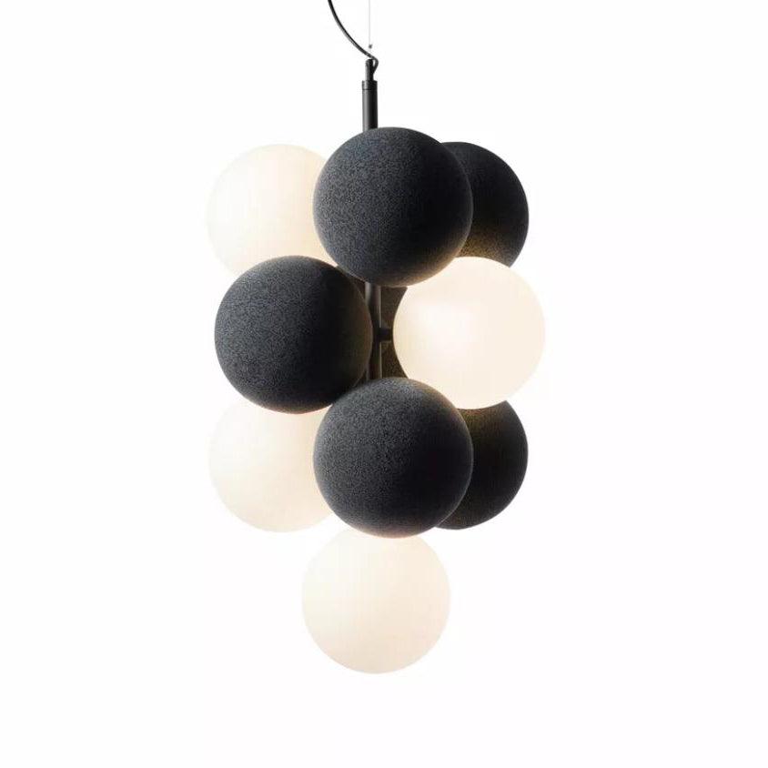 Bubbles Holly Pendant Lamp Vertical Dia 10.2″ x H 18.9″ / Dia 26cm x H 48cm / Anthracite grey Pendant light