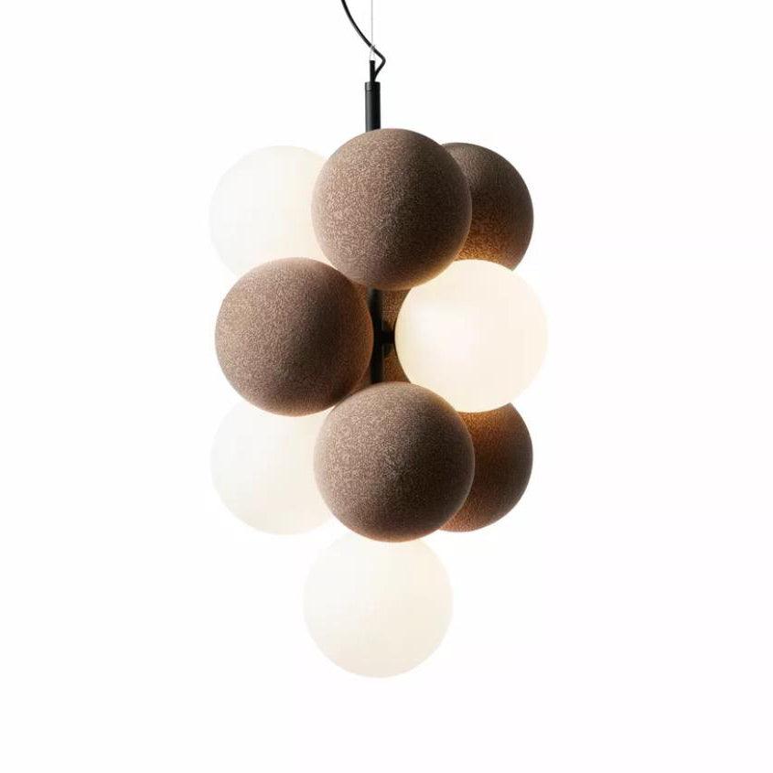 Bubbles Holly Pendant Lamp Vertical Dia 10.2″ x H 18.9″ / Dia 26cm x H 48cm / Terracotta Pendant light