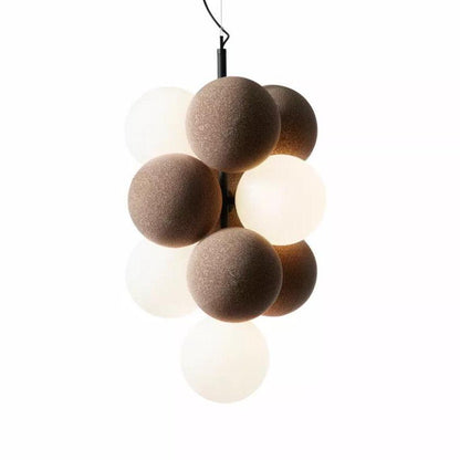 Bubbles Holly Pendant Lamp Vertical Dia 10.2″ x H 18.9″ / Dia 26cm x H 48cm / Terracotta Pendant light