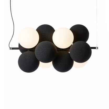 Bubbles Holly Pendant Lamp Horizontal Dia 22.8″ x H 10.2″ / Dia 58cm x H 26cm / Anthracite grey Pendant light
