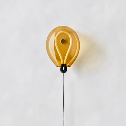 Bulla Wall Light Dia 11.8″ x H 15.7″ 1 Piece / Yellow / US Plug Wall lamp