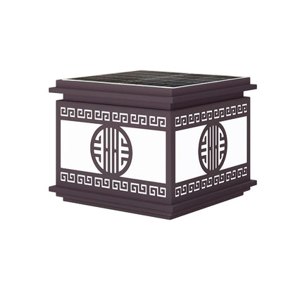 Burano Outdoor Garden Light L 23.6″ x W 23.6″ x H 14.9″ / L 60cm x W 60cm x H 38cm / Model B: Solar-Powered Version