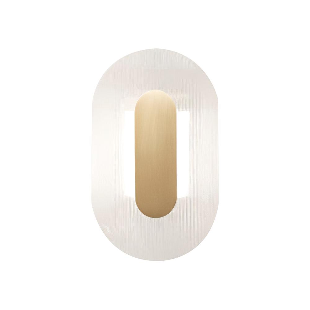 Button Wall Lamp Dia 7.1″ x H 11.8″ / Dia 18cm x H 30cm / Gold / Warm White Wall lamp