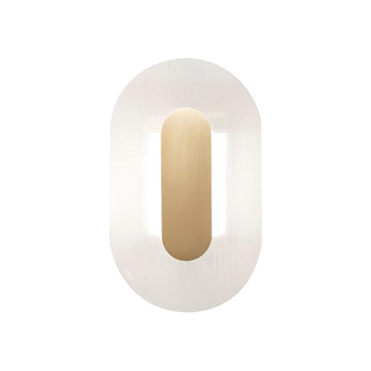 Button Wall Lamp Dia 7.1″ x H 11.8″ / Dia 18cm x H 30cm / Gold / Warm White Wall lamp