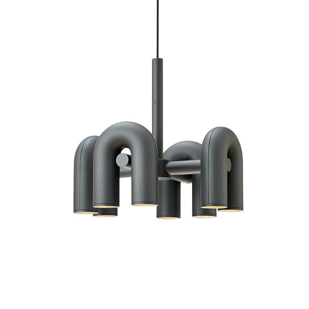 Cirkus Chandelier 4 Heads Dia 23.6″ x H 14.8″ / Dia 60cm x H 37.5cm (Power: ~56W) / Black / Warm White Chandelier