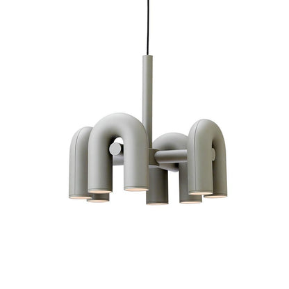 Cirkus Chandelier 4 Heads Dia 23.6″ x H 14.8″ / Dia 60cm x H 37.5cm (Power: ~56W) / Gray / Warm White Chandelier