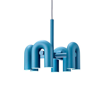 Cirkus Chandelier 4 Heads Dia 23.6″ x H 14.8″ / Dia 60cm x H 37.5cm (Power: ~56W) / Blue / Warm White Chandelier