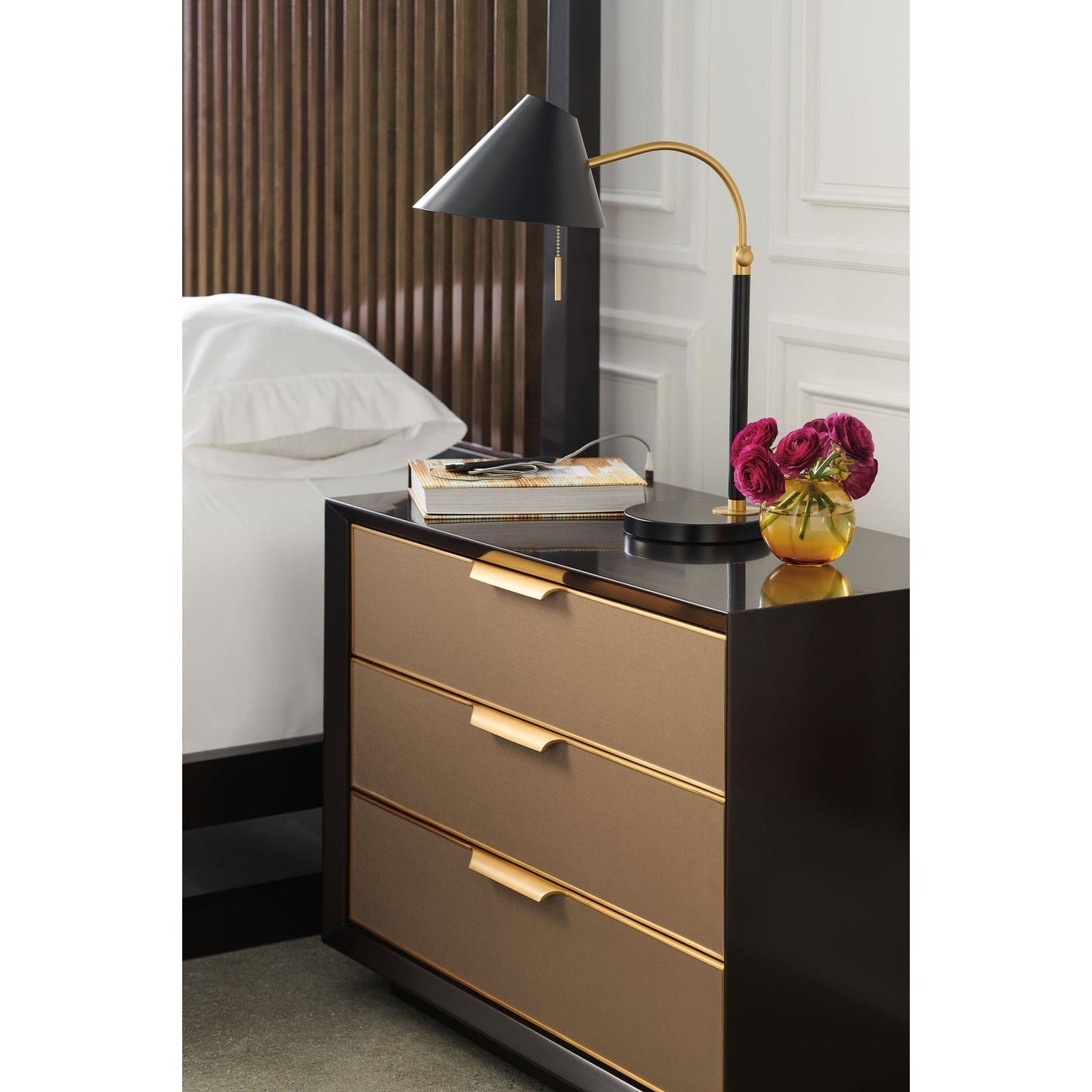 Caracole Classic Pinstripe Bed
