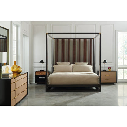 Caracole Classic Pinstripe Bed