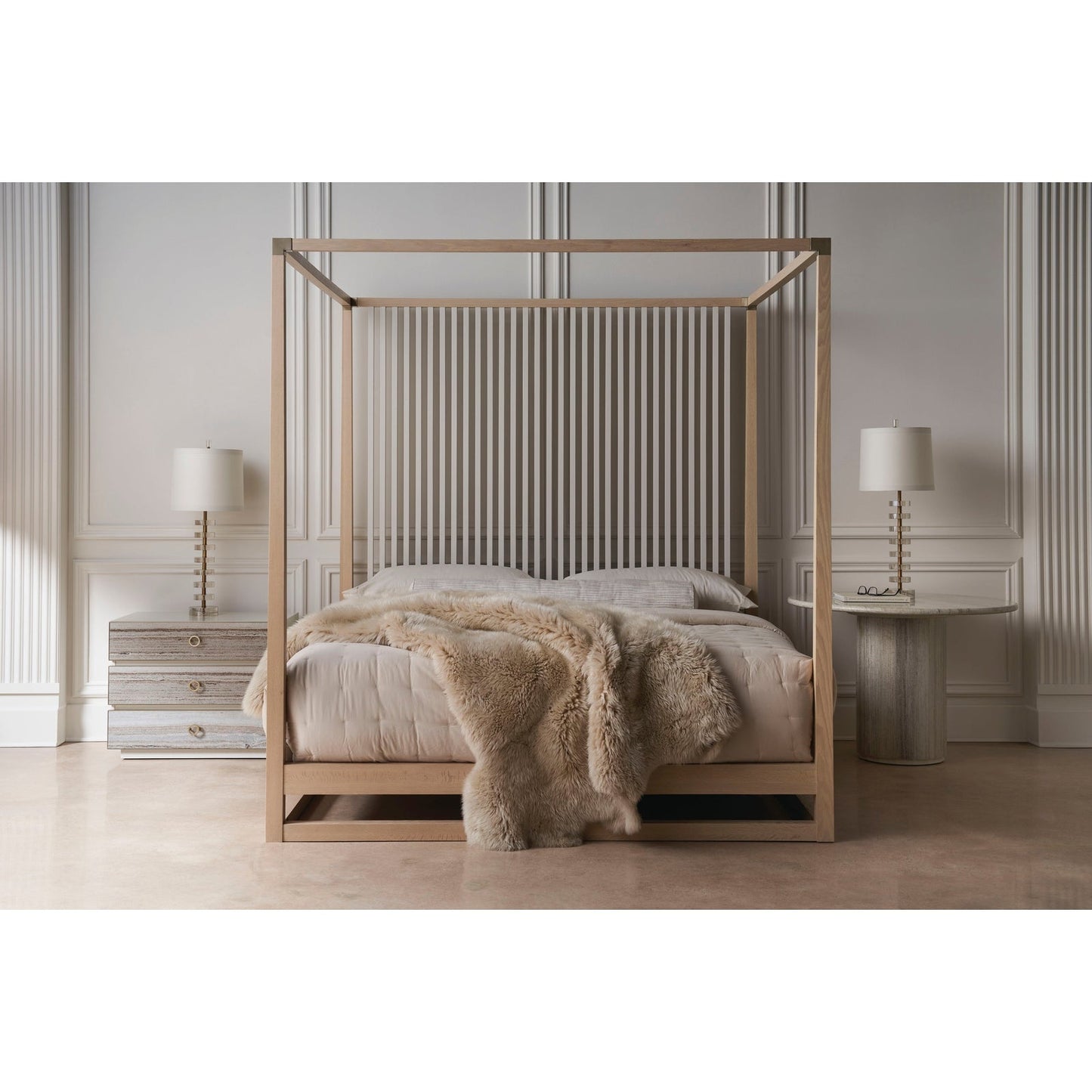 Caracole Classic Pinstripe Light Bed