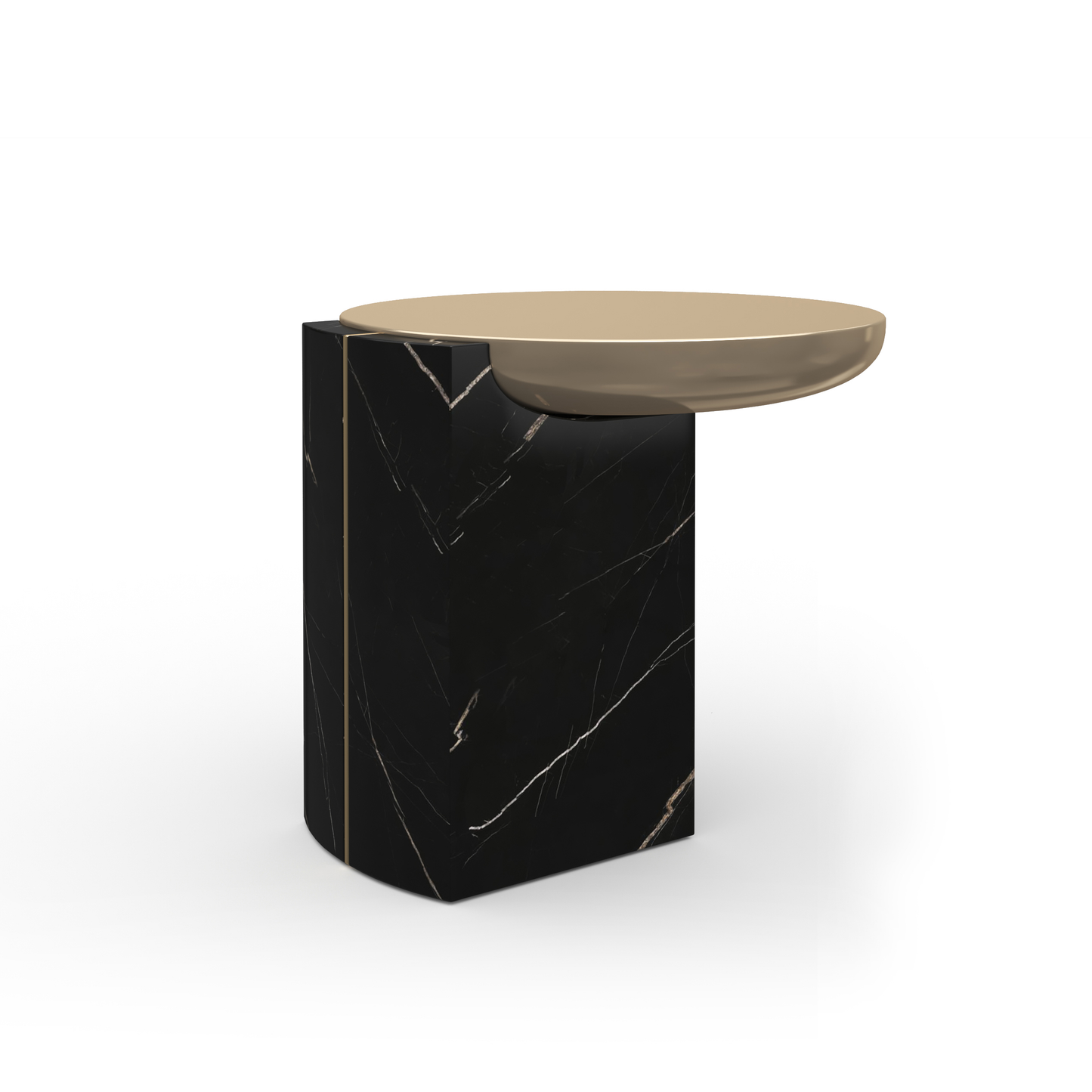 Caracole Classic Overlap Round Side Table