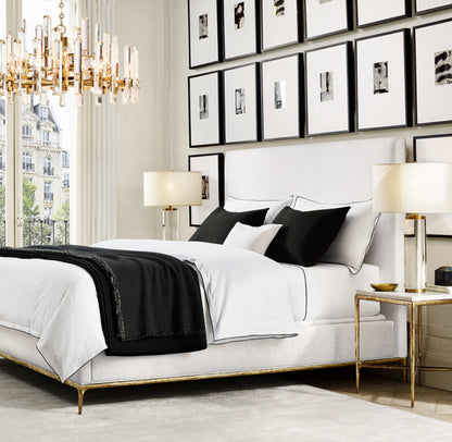Thaddeus Marble Square Bedside Table