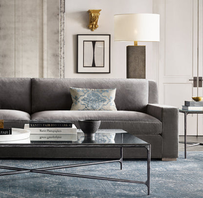 Thaddeus Glass Square Coffee Table
