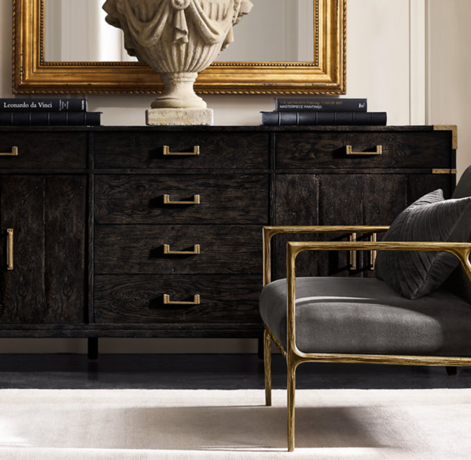 Thaddeus Track Arm Chair