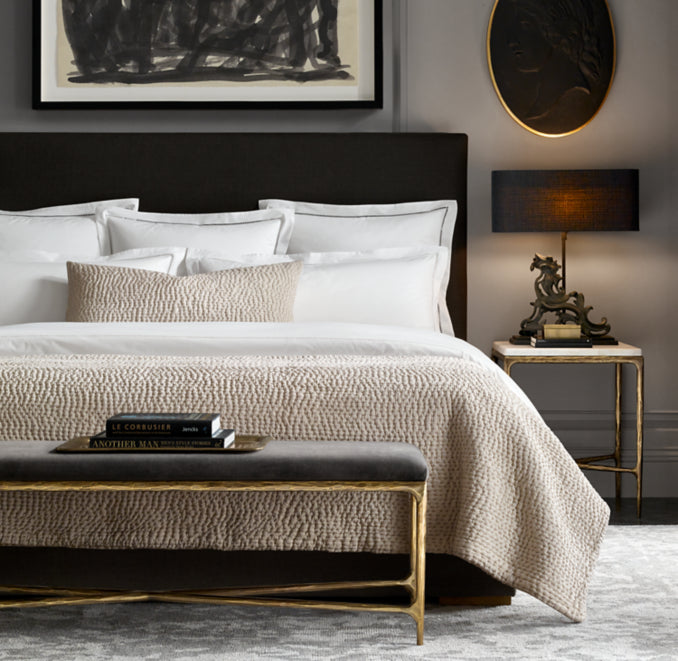 Thaddeus Marble Square Bedside Table