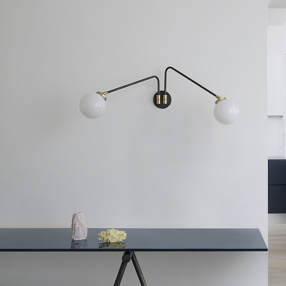 Array Opal Twin Wall Sconce