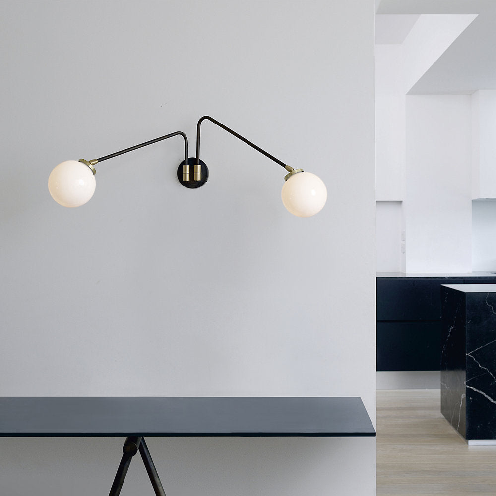 Array Opal Twin Wall Sconce
