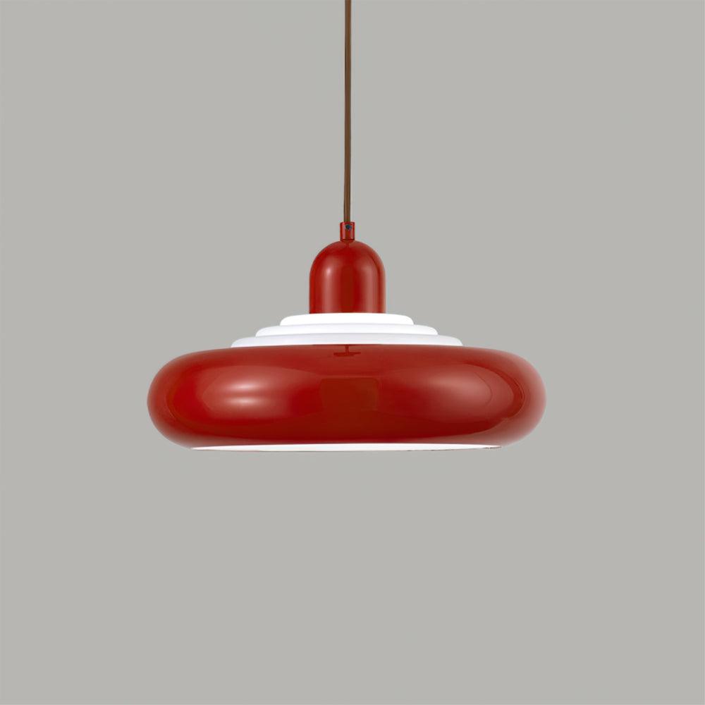 Cabras Pendant Lamp ? 14.2″ x H 7.9″ / Dia 36cm x H 20cm / Deep Red Pendant light