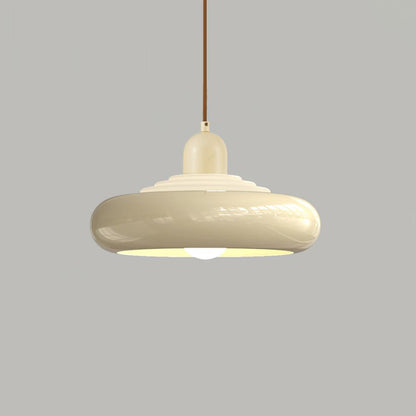 Cabras Pendant Lamp ? 14.2″ x H 7.9″ / Dia 36cm x H 20cm / Cream Color Pendant light