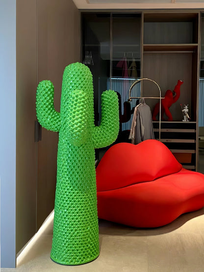 Mello Sculptural Cactus Coat Rack Home Decor