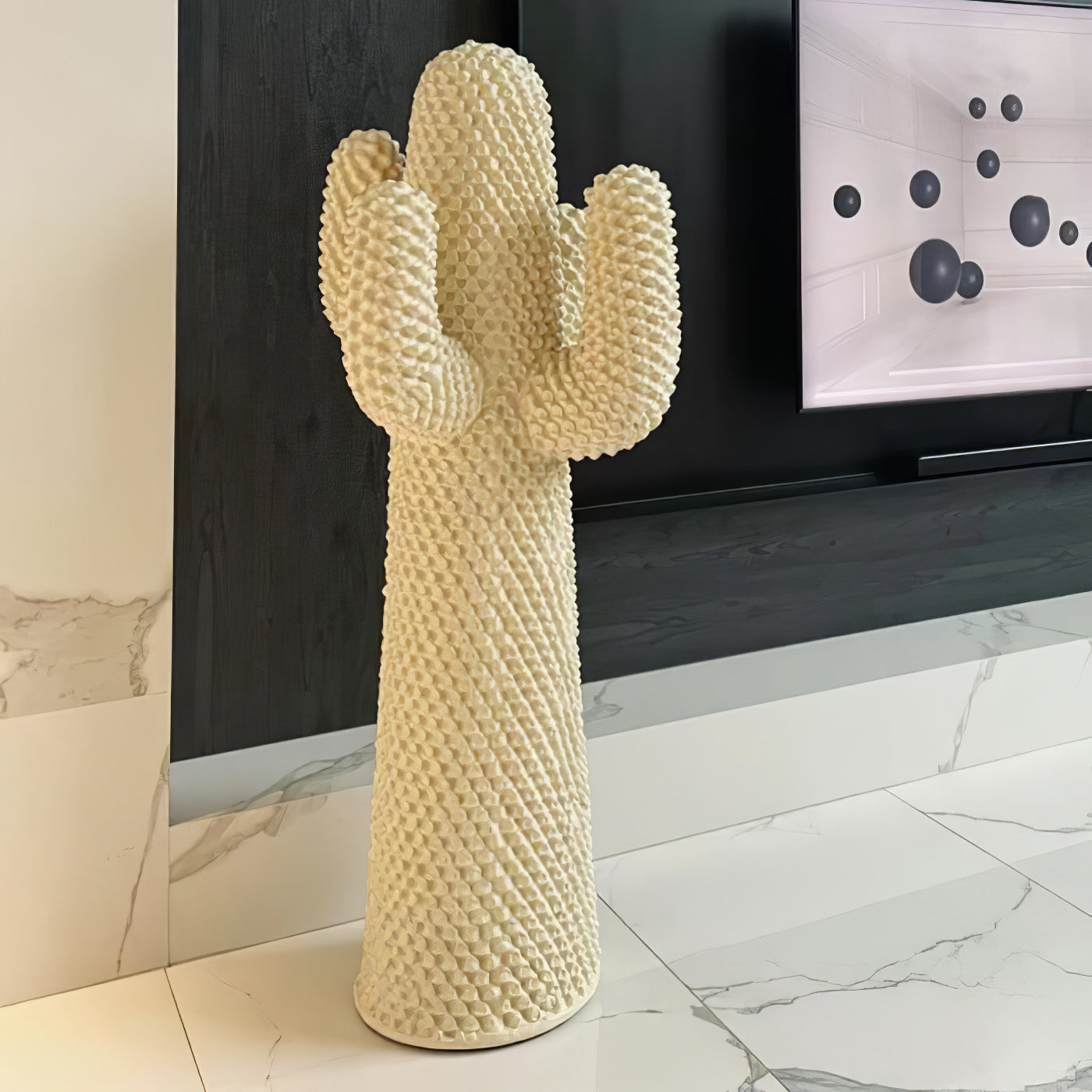 Mello Sculptural Cactus Coat Rack Home Decor