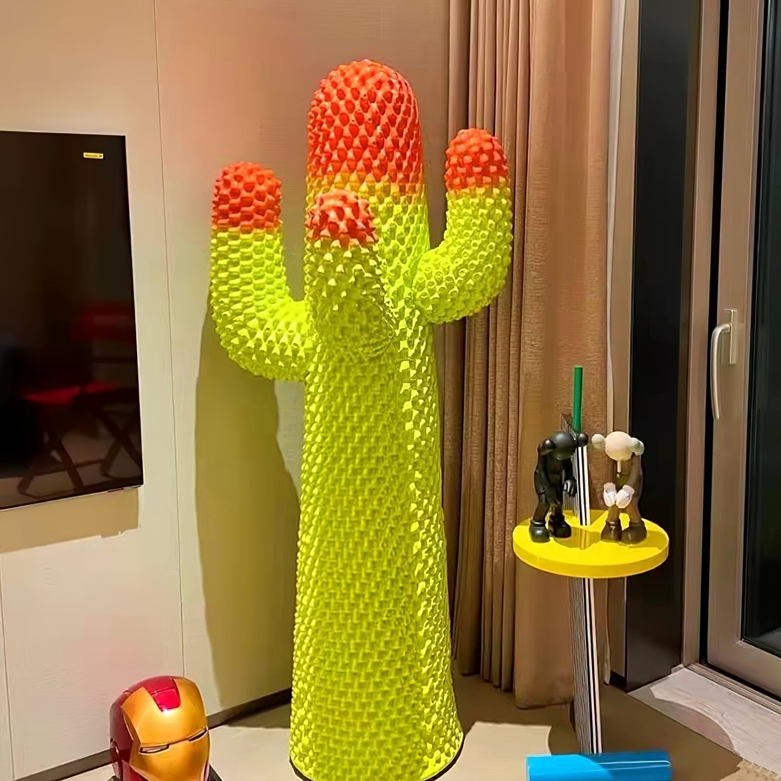Mello Sculptural Cactus Coat Rack Home Decor