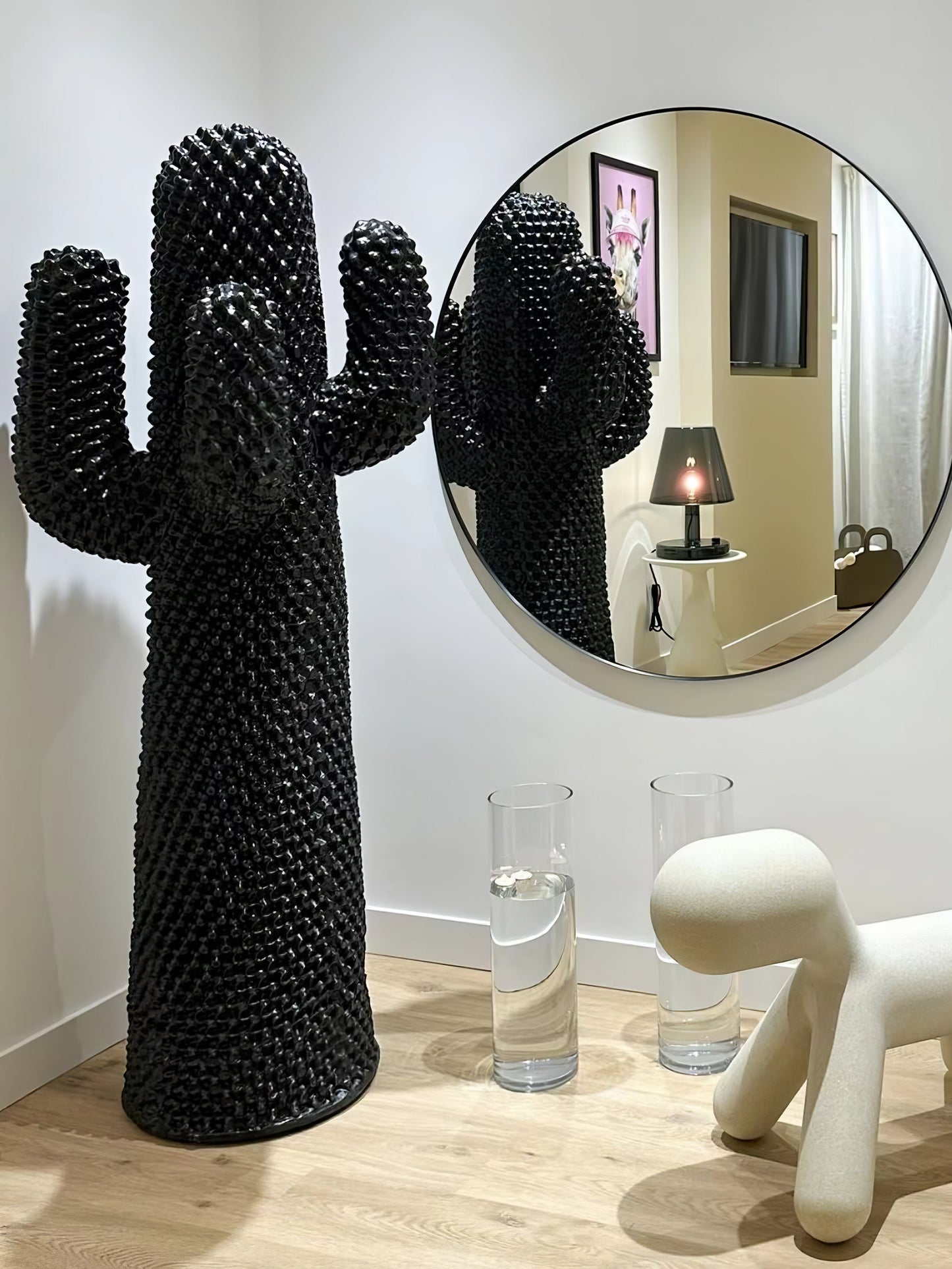 Mello Sculptural Cactus Coat Rack Home Decor