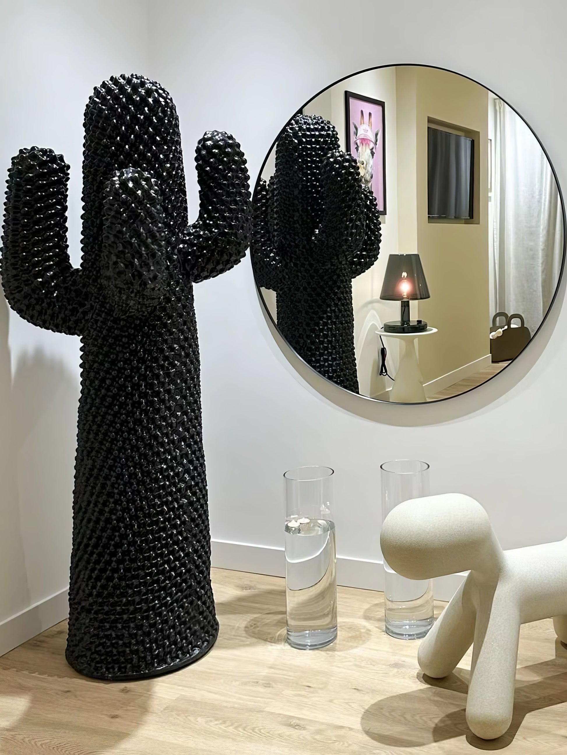 Mello Sculptural Cactus Coat Rack Home Decor