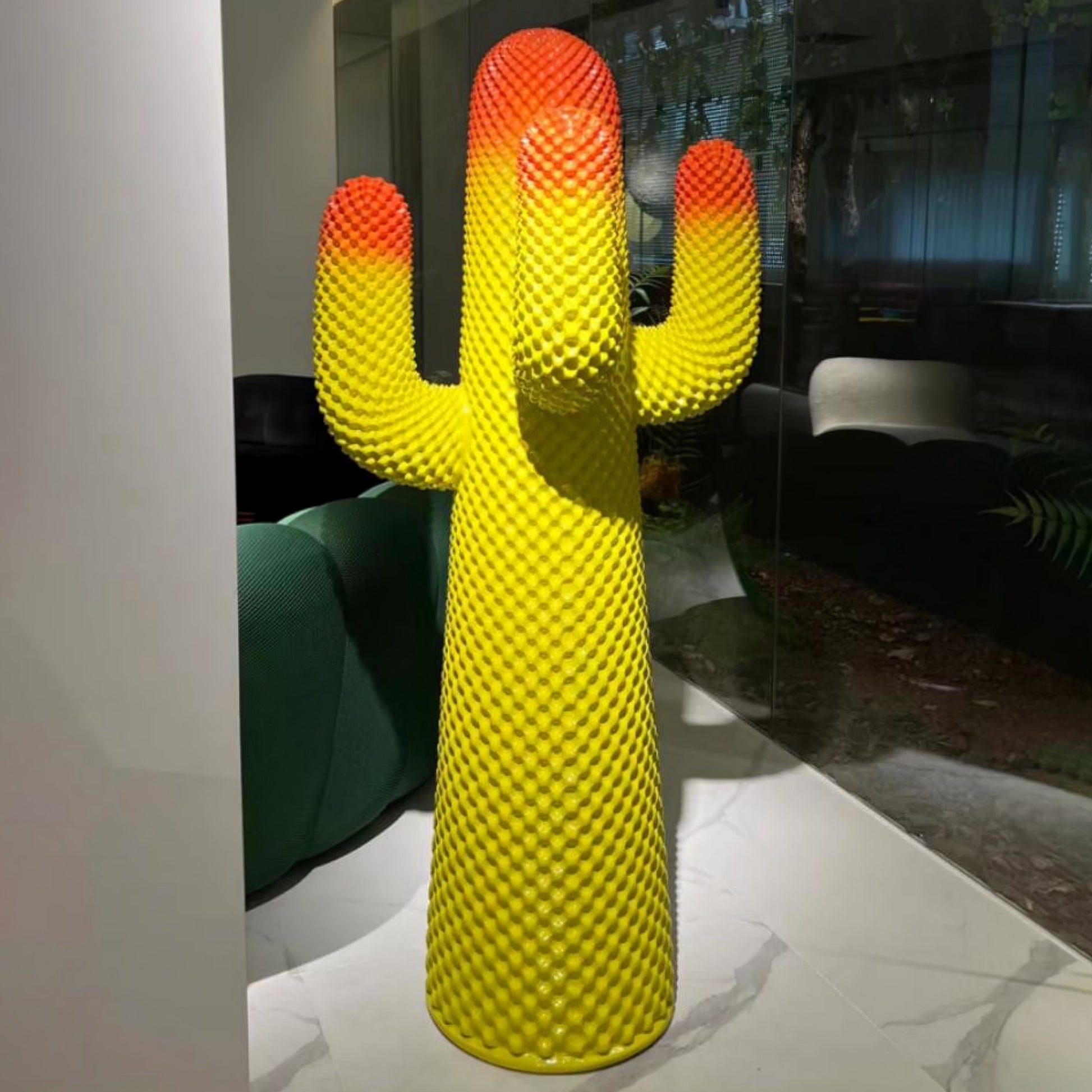 Mello Sculptural Cactus Coat Rack Home Decor