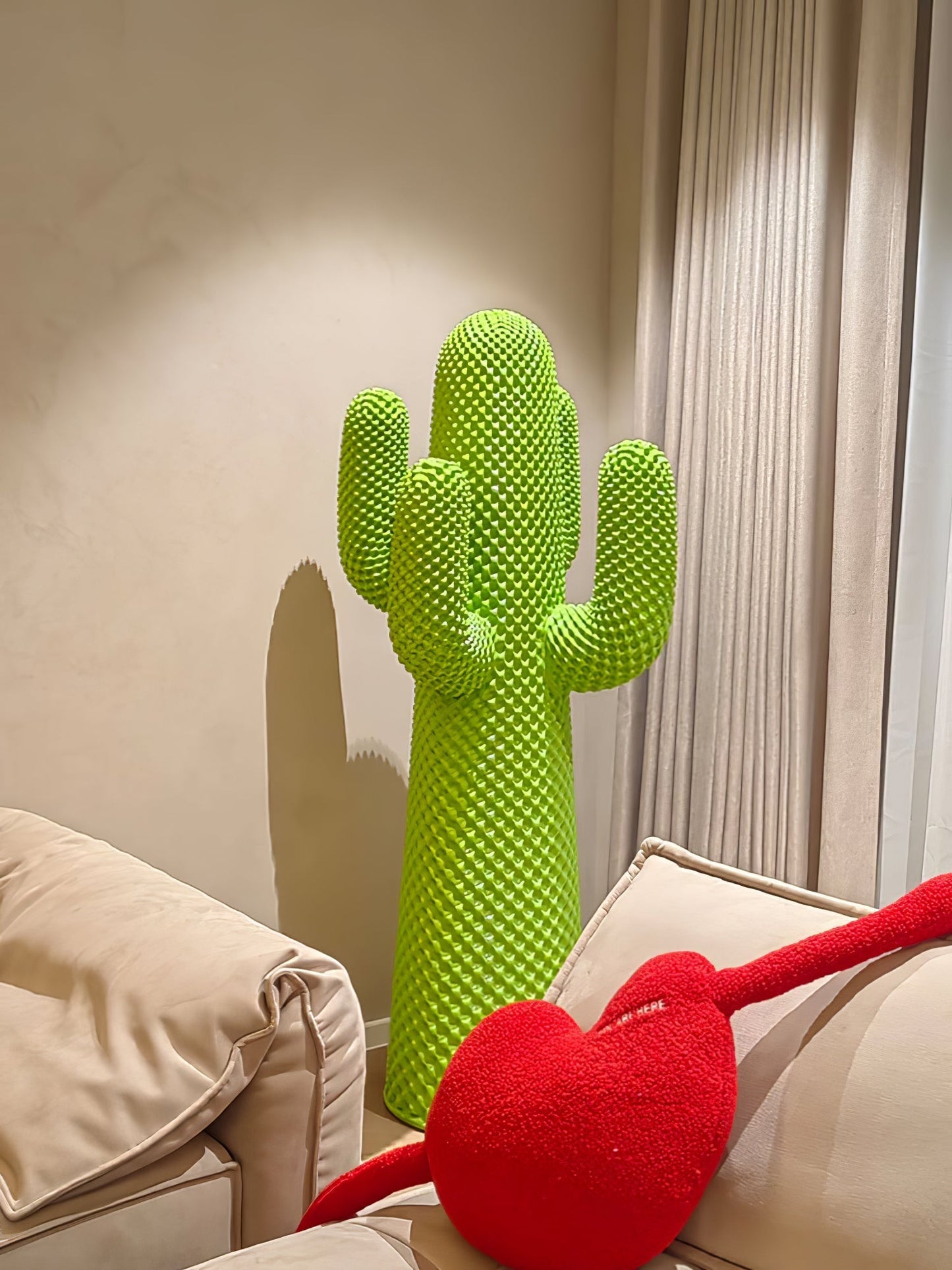 Mello Sculptural Cactus Coat Rack Home Decor