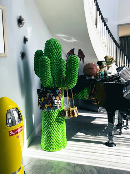 Mello Sculptural Cactus Coat Rack Home Decor