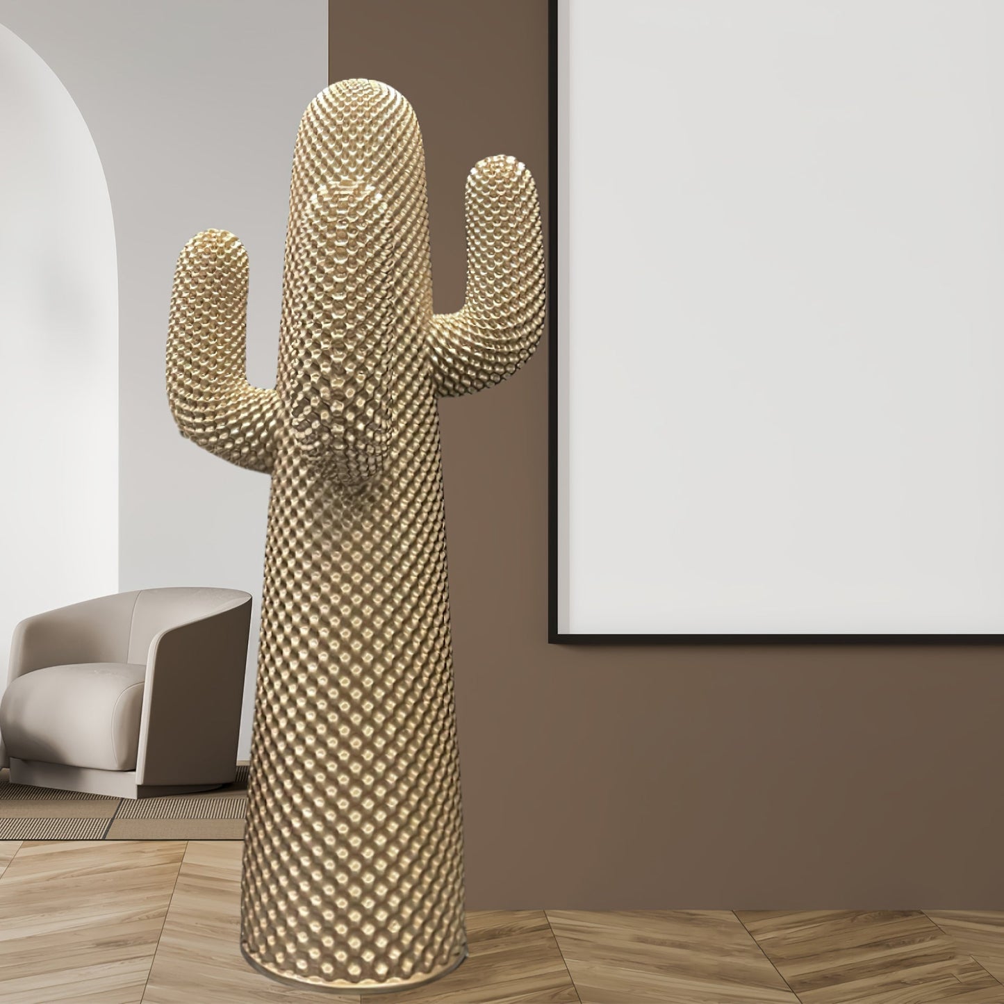 Mello Sculptural Cactus Coat Rack Home Decor