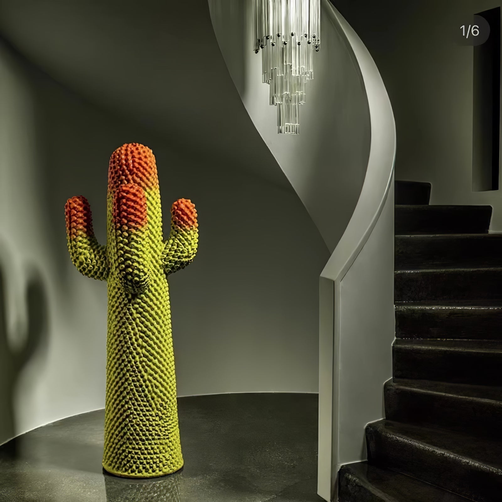 Mello Sculptural Cactus Coat Rack Home Decor