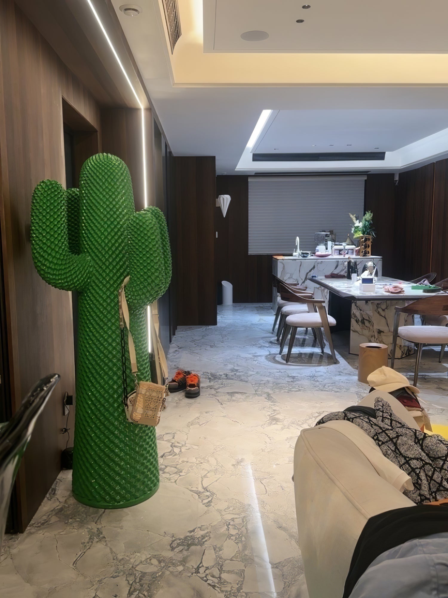 Mello Sculptural Cactus Coat Rack Home Decor