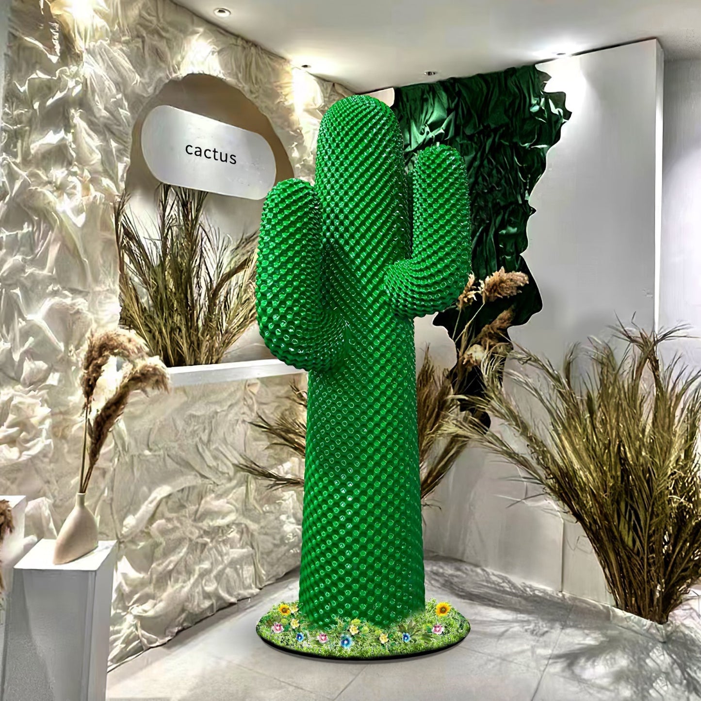 Mello Sculptural Cactus Coat Rack Home Decor
