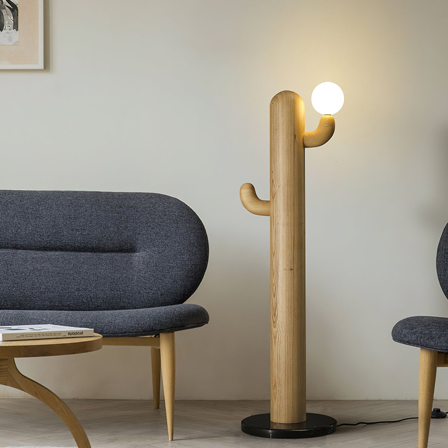 Cactus Wood Floor Lamp Floor lamp