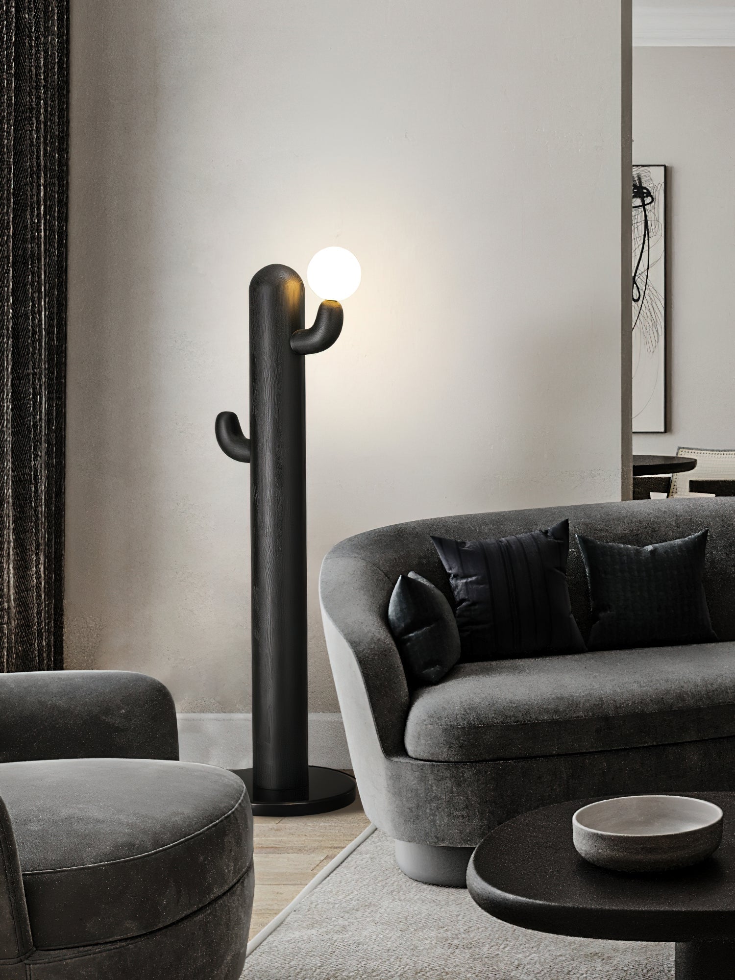 Cactus Wood Floor Lamp Floor lamp