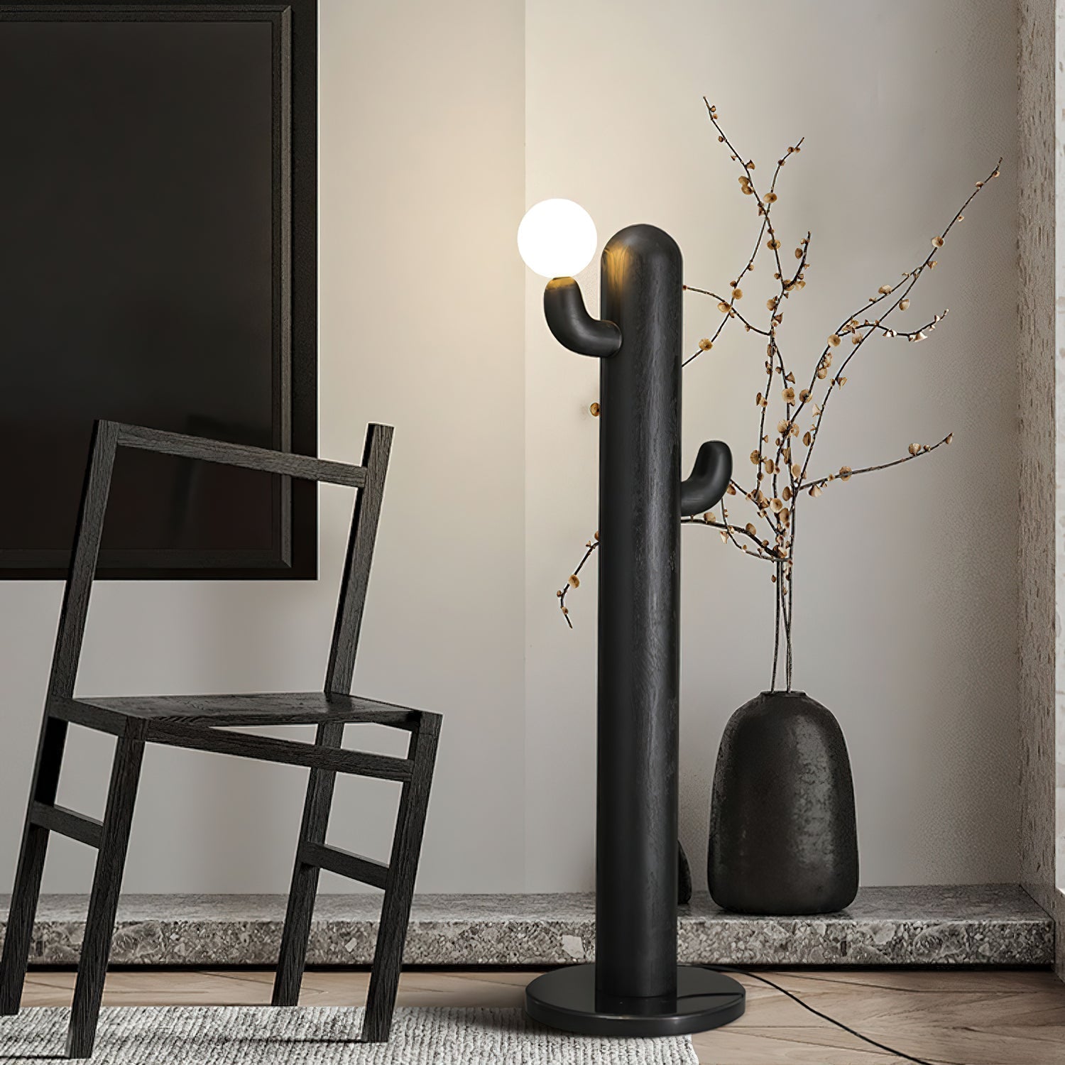 Cactus Wood Floor Lamp Floor lamp