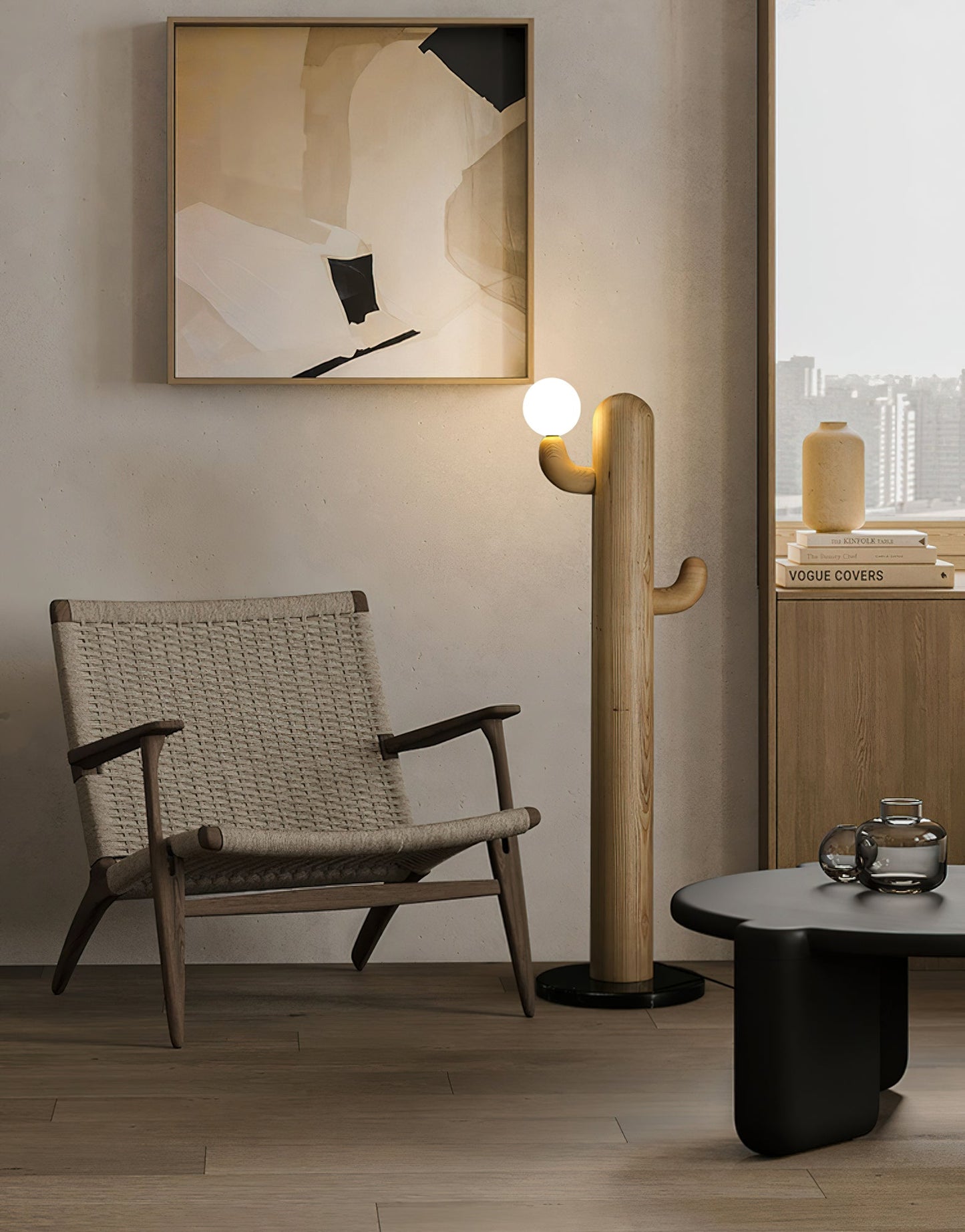 Cactus Wood Floor Lamp Floor lamp