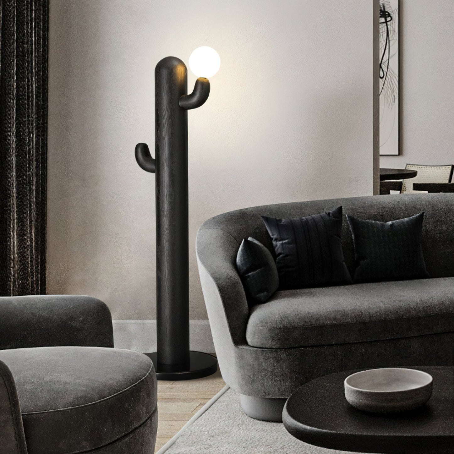 Cactus Wood Floor Lamp Floor lamp