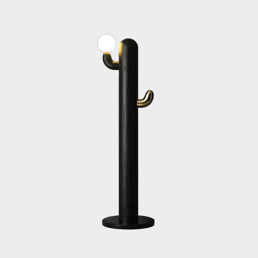 Cactus Wood Floor Lamp Model B: Dia 14.2″ x H 50″ / Black / US Plug Floor lamp