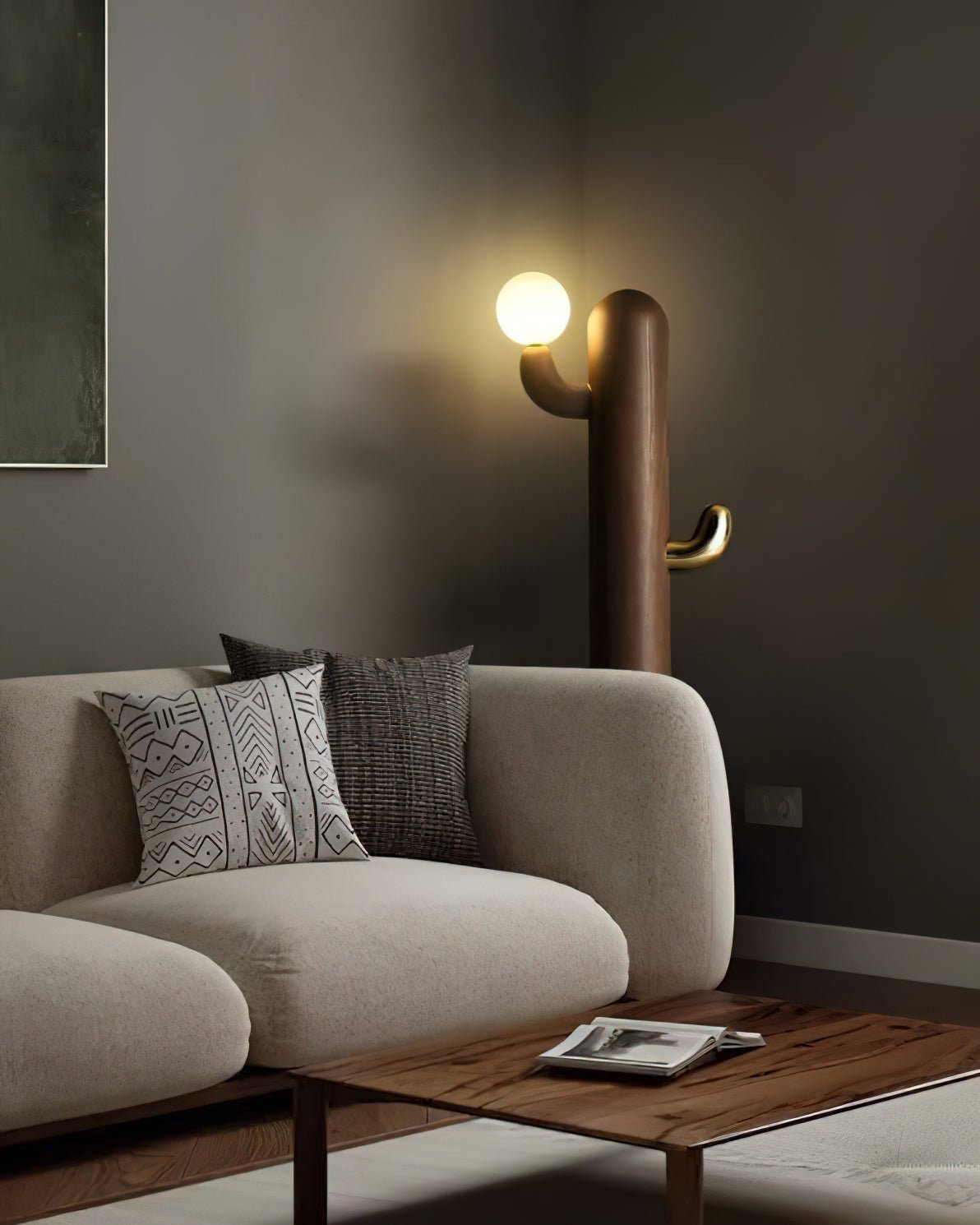 Cactus Wood Floor Lamp Floor lamp