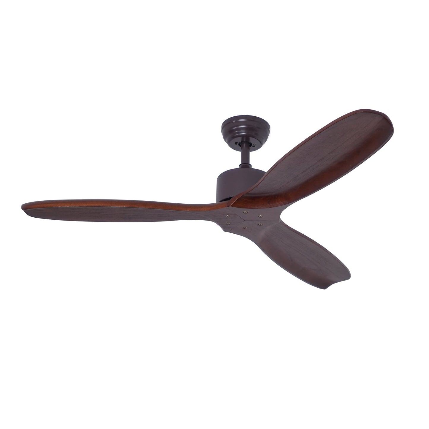 Caesar Kissel 52’’ Ceiling Fan ? 52″ x H 11.8″ / Walnut Wood Grain Ceiling fan light