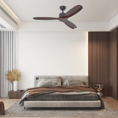 Caesar Kissel 52’’ Ceiling Fan ? 52″ x H 11.8″ / Walnut Wood Grain Ceiling fan light