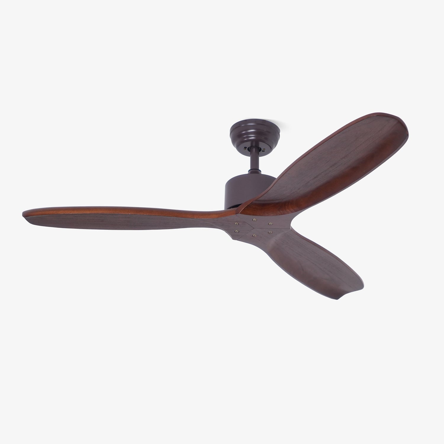 Caesar Kissel 52’’ Ceiling Fan ? 52″ x H 11.8″ / Walnut Wood Grain Ceiling fan light