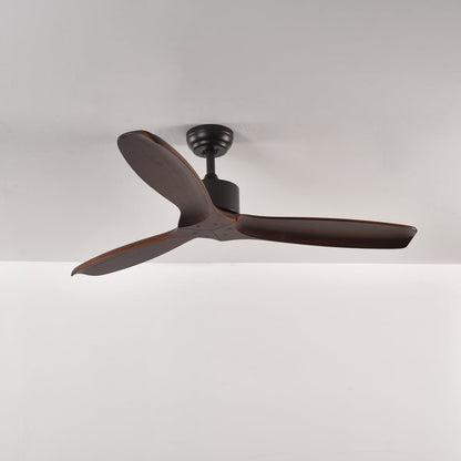 Caesar Kissel 52’’ Ceiling Fan ? 52″ x H 11.8″ / Walnut Wood Grain Ceiling fan light