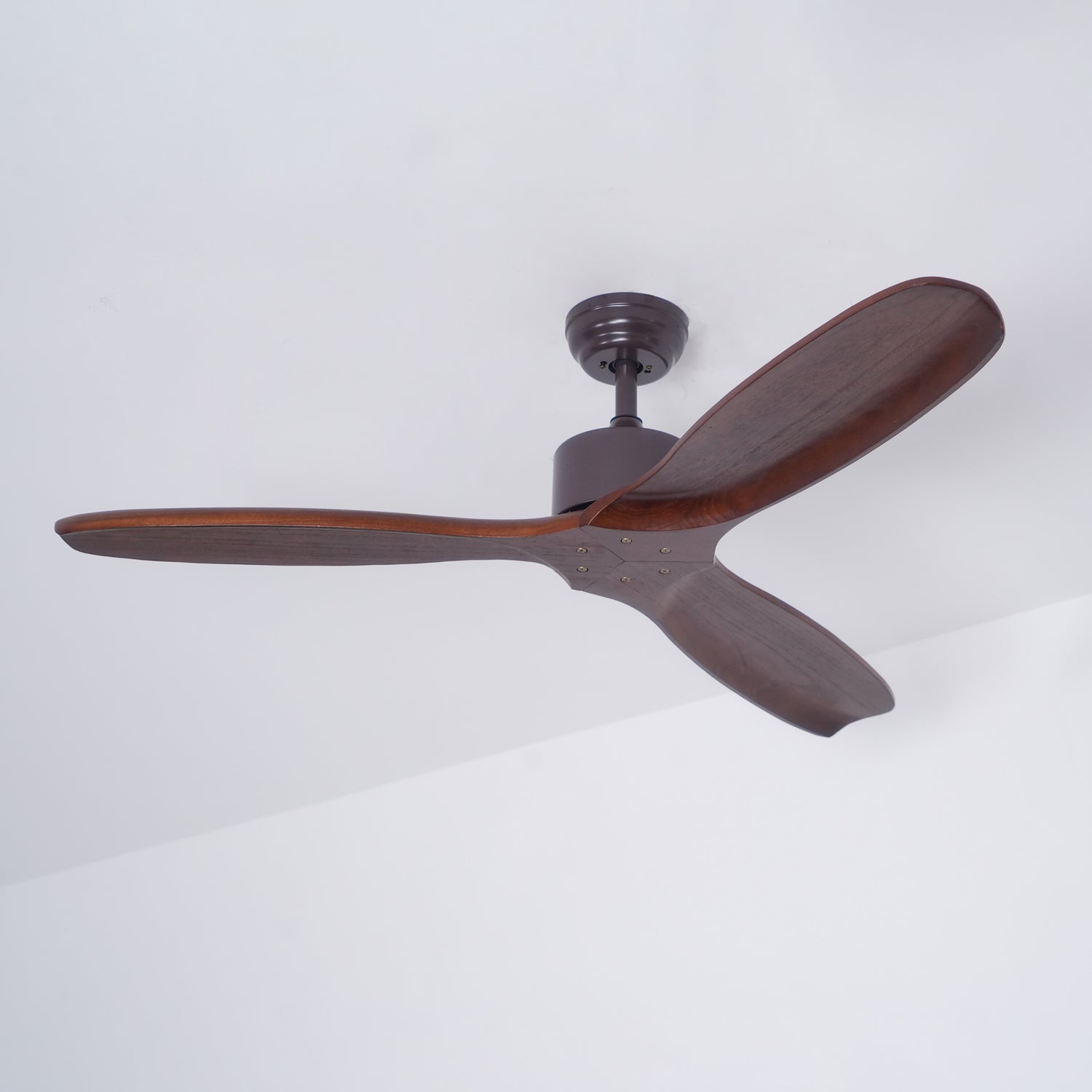 Caesar Kissel 52’’ Ceiling Fan ? 52″ x H 11.8″ / Walnut Wood Grain Ceiling fan light